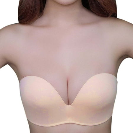 

Bra Strapless Pushup Bras Lift Women Bra Upwingsbra Wireless Non Slip Underwear Bra