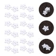 thumbnail image 3 of Shisuyan Wooden Snowflake Buttons White 200Pcs 0.71X0.71X0.2In, 3 of 8