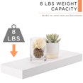 thumbnail image 3 of Sorbus Rustic 5.5 in x 16.25 in Wood Floating Shelf Set 3 Count, 3 of 7