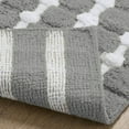 thumbnail image 4 of Martex Expression Sculpted Bath Rug, Grey/White, 4 of 9