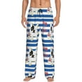 thumbnail image 1 of Balery Bulldog Friend Pantalones de pijama para hombre, pijama ultraligero, pantalón de descanso-Medium, 1 of 6