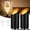 Black 2 Pack, variant on Uplighting Indoor, 7W Floor Can Lights with 2700K LED GU10 Bulbs