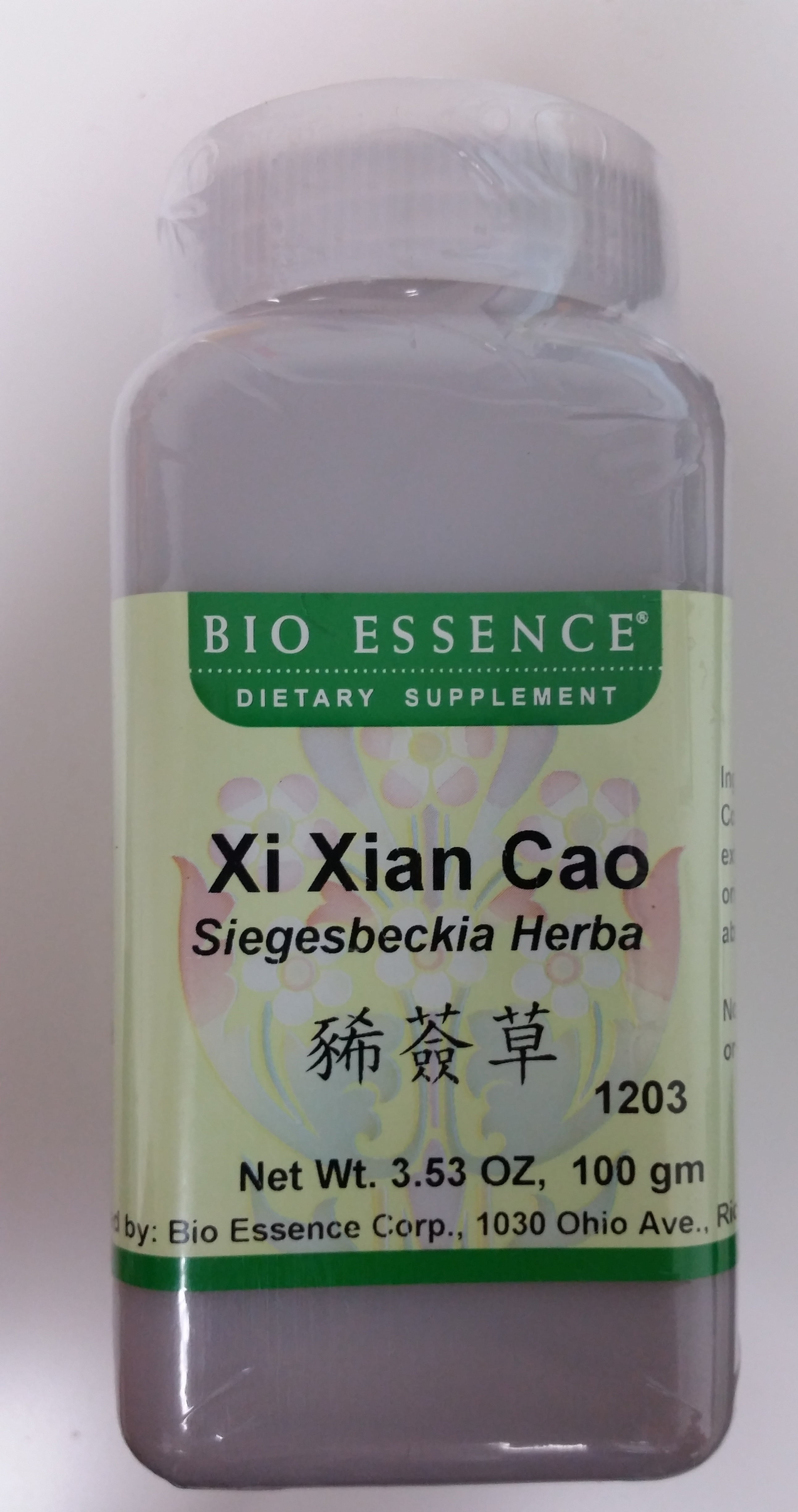 Bio Essence Xi Xian Cao, Siegesbeckia Herba 100 gms