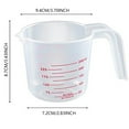 thumbnail image 5 of Water Bottle Graduated Water Cup Oil Measuring Cup Graduated Measuring Cup Baking Metering Tool Measuring Tools Liquid Measure Cup Measuring Cup with Scale Plastic Measuring Cup, 5 of 7