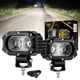 thumbnail image 1 of Auxbeam Faros LED Cuadrados 4" 60W 3600lm 120° Haz Flood IP68 Impermeables, 1 of 8