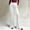 *White, variant on ClodeEU Women's Velvet Elastic Waist Wide Leg Flared Sports Casual Pants with Pocket Army Green,Womens Plus M