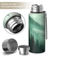 thumbnail image 2 of 20 Oz Misty Forest Landscape Coffee Tumbler Double Wall Insulated Stainless Steel Water Bottle | Metal Reusable Thermoses Flask with Cup Cap | Leak & Sweat Proof with Anti-Dust Lid, 2 of 7