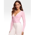 thumbnail image 3 of Remera INGIA Cross Wrap de Manga Larga Slim Fit Rosa XL, 3 of 4