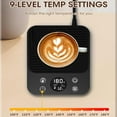 thumbnail image 4 of Coffee Mug Warmer for Desk, Smart Electric Coffee Warmer, 1H Drink Water Reminder, 4 Mode, 8H Auto Shut Off, 9 Temperature, 12H Timer, Gifts for Women and Men, 4 of 9