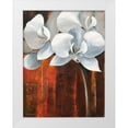 thumbnail image 3 of Rian Withaar 4x14 White Modern Wood Framed Wall Art Titled - WHITE ORCHID I, 3 of 5