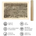 thumbnail image 2 of HISTORIX 1872 Map of Philadelphia Pennsylvania Vintage Poster Wall Art Print, 24 x 36 Inch, 2 of 7