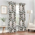 thumbnail image 7 of Baseballs in Leopard Blackout Curtains 84"x42" Thermal Insulated Curtain 1 Panel, 7 of 7