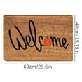 thumbnail image 3 of Rojia Halloween Theme Mat, Halloween Door Mat Home Decorations, Non-Slip Pumpkin Welcome Doormat for Front Door, Indoor Outdoor Fall Rug for Home Kitchen Floor Halloween Decor, 16 X 24 Inch, 3 of 8