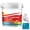 Blue B, variant on Self-Leveling Epoxy Flooring, Epoxy Colored Sand Floor Paint for Garage, Basement & Concrete Floors, Waterproof Colored Coating with Marble Texture Finish, Decorative Resin Floor Paint,White