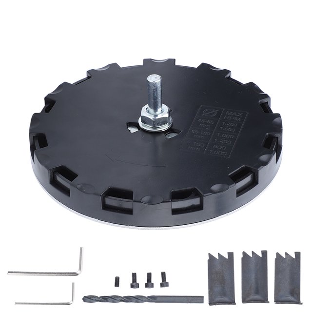 Kit de brocas de corte de perforación de repuesto de sierra de corona ajustable de 45 a 130 mm de diámetro para madera plástica