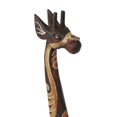 thumbnail image 6 of 8" x 31" Dark Brown Wood Giraffe Sculpture, by DecMode, 6 of 9