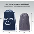 2 Pack XL Wash Me Travel Laundry Bag, Dirty Clothes Organizer, Large