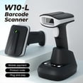 thumbnail image 2 of Lector de Código de Barras Bluetooth Portátil, Lector de Código de Barras QR Inalámbrico 1D y 2D con Base para Supermercados., 2 of 5