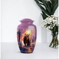 thumbnail image 7 of Bear Keepsake Cremation Urn For Ashes Adult Brother, 4 Purple Mini Urns For Female And Male, 1 Large Burial Urn For Cremated Remains, Sunset Funeral Urns For Boy & Girl, Adult Combo 10&3 Inch, 7 of 7