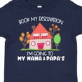 thumbnail image 4 of Inktastic Book My Reservation I'm Going to My Nana and Papa's House Boys or Girls Toddler T-Shirt, 4 of 5