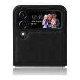 thumbnail image 5 of Nalacover Case for Samsung Galaxy Z Flip 4, Premium PU Leather Silicon Anri-Scratches Protective Frame Cover with Magnetic Attraction Folding Case for Samsung Galaxy Z Flip 4,Black, 5 of 7
