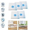 thumbnail image 5 of Juego de bolsas de compresión al vacío para edredón de ropa gruesa transparente, 5 uds., bolsa de almacenamiento móvil Wmkox8yii  qwyer567, 5 of 5