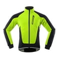 thumbnail image 5 of Men Cycle Jacket Waterproof Windproof Thermal Fleece Bike Jersey   Riding Running Autumn Winter Jacket Coat, 5 of 7
