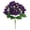Purple, variant on 1Pc Purple Artificial Petunia Stakes, 12.2" Weatherproof Faux Morning Glory Spray, Durable Plastic Greenery Bundle for Garden Lawn Border