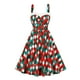 thumbnail image 1 of Puntoco Vestido De Manga Corta Con Cuello En V, Vestido Navideño Sin Mangas Con Cuello En V Para Mujer Rojo Xxl, 1 of 6