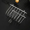 thumbnail image 2 of Cooling Rack compatible Toast Metal Wire Rack With 6 Slice Slots And Carry Handle Serving Utensils compatible Bread Pieces SL, 2 of 4