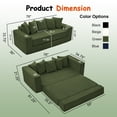thumbnail image 5 of 76IN Folding Convertible Sofa Bed, 5 of 5