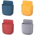 thumbnail image 1 of Pieza Soporte de pared para control remoto Soporte de pared para control remoto Caja de almacenamiento de control remoto autoadhesiva Soporte para teléfono celular para montaje en pared, 4 colores, 1 of 7