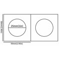 thumbnail image 3 of czcpp-Coin Flips pour Quart de Dollars - 50 Pcs Supports en Carton 25mm/1 Pouce pour Poches 2x2 Pouces CS07250, 3 of 4
