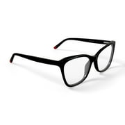 Walmart Womens MV021 Karen Cat Eye Prescription Eyeglasses with Case, Black