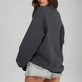 thumbnail image 5 of WEAIXIMIUNG Sweat-Shirt Noir pour Femmes Mode Extérieure Imprimé Saint-Valentin Ample Col Rond Manches Longues Hoodie 6, 5 of 5