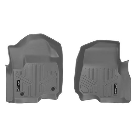 Maxliner 2017 2019 Ford F 250 F 350 Crew Cab Super Cab Floor Mats First Row Grey A2246