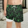 thumbnail image 2 of Mrzhqd Boys Fashion Swim Trunks With Compression Liner Summere Breathable Stretch Swim Shorts For Boys, 2 of 4