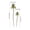 Green, variant on 2 Pack Vintage Iron Mushroom Ground Stake, Painted Metal Garden Ornament Flower Bed Planter Porch Yard Landscapes Decor