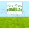 thumbnail image 1 of Farm Fresh Tomatillos (18" x 24") Yard Sign, Includes Metal Step Stake, 1 of 6