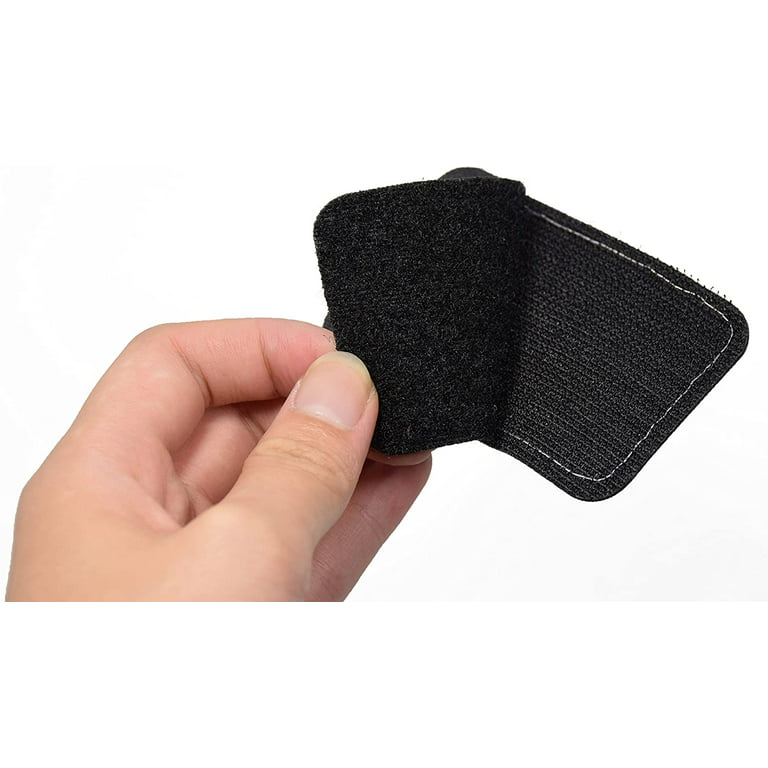 4 Sheets Down Jacket Repair Patch Self-Adhesive Fabric Patches Washable  Repairing Patch Kit for Clothing Bags,Black 