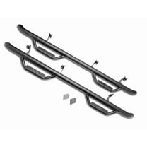 N-Fab Textured Black Cab Length Nerf Bars Fit 2016-2022 Toyota Tacoma Dbl Cab