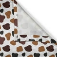 thumbnail image 5 of Ambesonne Cow Print Grommet Curtain, Abstract Cow Hide, 50" x 72", White Brown Black, 5 of 6