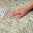 thumbnail image 3 of Addison Rugs Dream Shag Premium Machine Washable Transitional Tropical, Leaves, Botanical Green Rectangle Rug, 8' x 10', 3 of 8