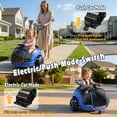 thumbnail image 6 of East doll 12V Electric Ride on Toy, Push Car for Toddler with Remote Control, 360°Spin, 5-Point Safety Belt, 1.3-2.5MPH, Music, Horn, Kids Ride On Toy Ages 1-3, Blue, 6 of 8