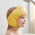 thumbnail image 4 of Toddler Waterproof Bath Cap, Adjustable Anti Leak Shampoo Caps With Eye Shield For Babies Kids Blue, 4 of 6