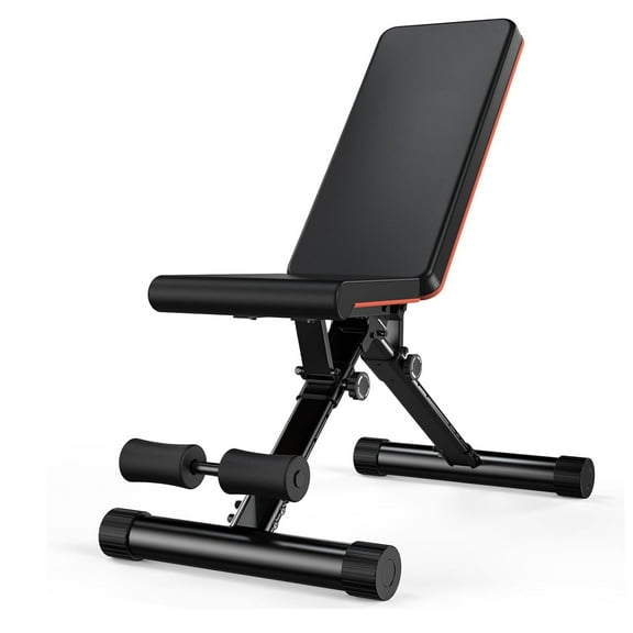 LIFERECORD Adjustable Weight Bench for Home Gym - Foldable Full-Body Workout Bench with 795 lbs Capacity - Versatile Incline/Decline/Flat Positions