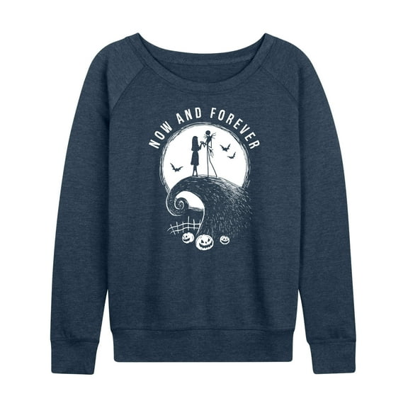 The Nightmare Before Christmas - Now And Forever - Women's Lightweight French Terry Long Sleeve Shirt