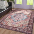 thumbnail image 2 of Wondo Washable Rugs Vintage Area Rug Rug for Living Room, Bedroom, Kids Room, 6' x 9', Red, 2 of 8