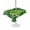 Green, variant on Outdoor Tablecloth with Umbrella Hole for Patio/Picnic/Party/Camping, Tropical Palm Leaves Waterproof Table Cloth Rectangle Table Cover Washable, Summer Green Botanical Leaf (52"x 70")