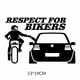 thumbnail image 2 of Ciclistas Impermeable Reflectante Biker Motocicleta Coche Auto Accesorios Pegatina Calcomanía Divertido Estilo De Coche Yuarrent VI009131-00, 2 of 5